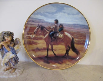 Vintage Plate The Franklin Mint Collection Children Of The Sun Limited Edition By Vel Millor