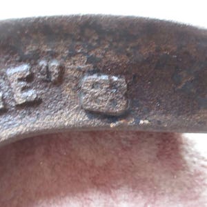 Antique Challenge Cobblers Shoe Menders Last Anvil Rd No 209545 Dates it to 1893 image 5