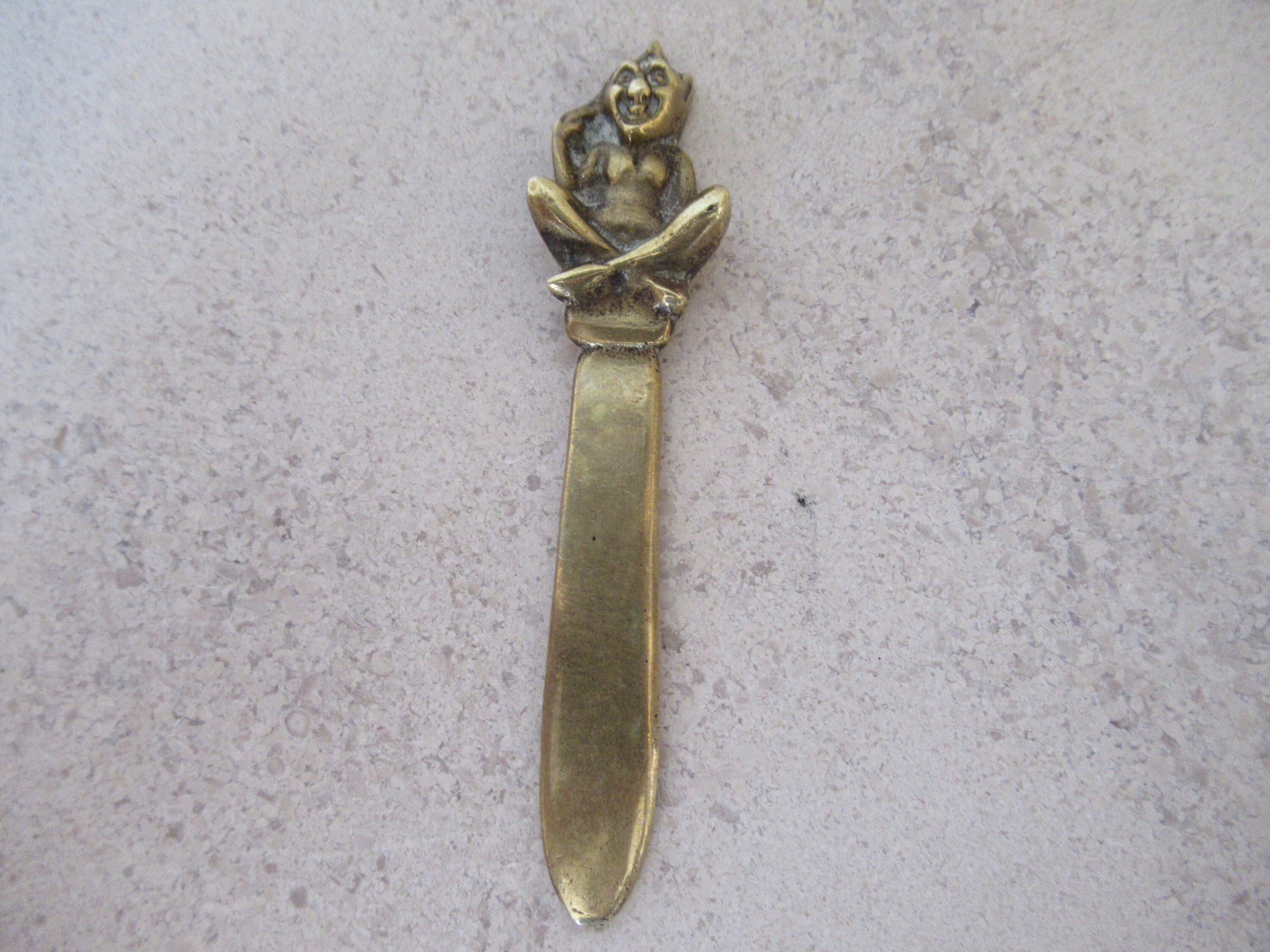 Vintage Pixie Imp Letter Opener Etsy