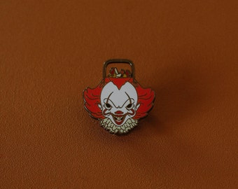You'll Float Too - Pennywise the Clown Inspired - Trick Or Treat Pail - Hard Enamel Halloween Lovers Pin