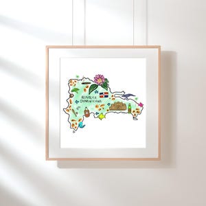Country Digital Print - Republica Dominicana
