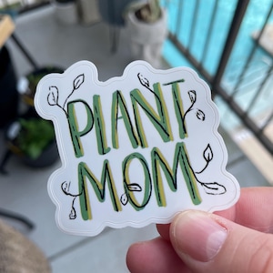 Plant Mom Sticker