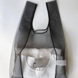 PRIJZEN VOORUITBETAALD! Boodschappentas doorschijnende tule draagtas mesh herbruikbare transparante boodschappentas bruidsmeisje creatieve geschenkverpakkingen
