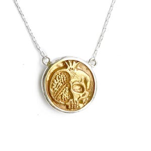 Persephone - Layering Necklace - Gold - STERLING SILVER - Mythology Jewelry - Fantasy Theme