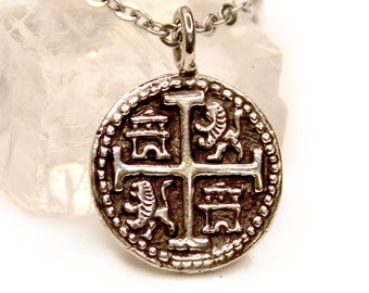 Atocha Shipwreck Pendant - Silver Coin Necklace - Sunken Pirate Treasure Necklace