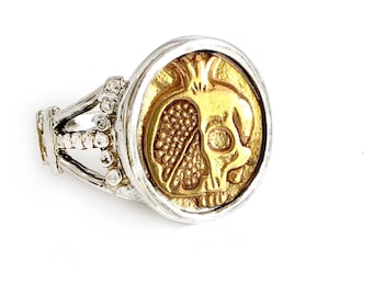Persephone - Gouden ring - STERLING SILVER - Mythologie - Fantasy-sieraden