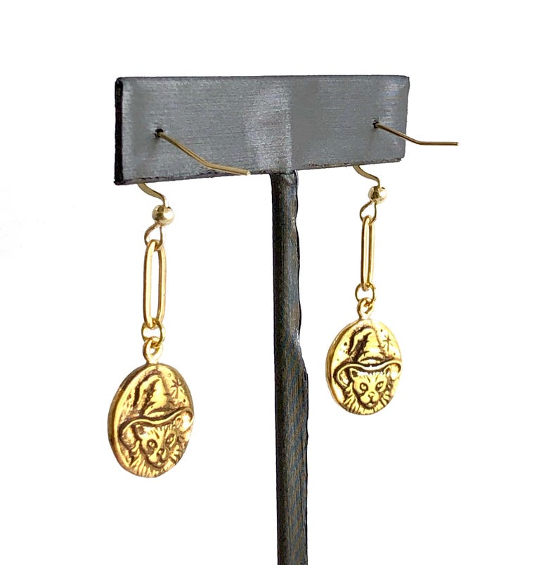 Gold Pumpkin Earrings - Fall, Harvest Season Inspired image 7