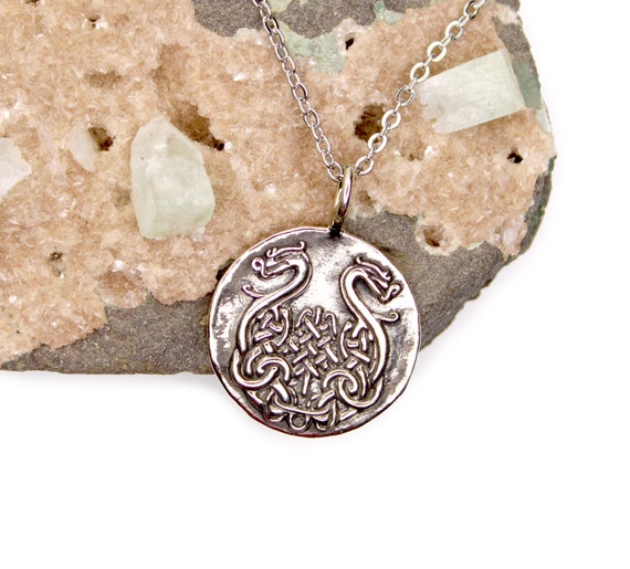 Celtic dragon deals pendant
