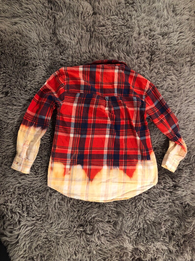 M-8 Dip Dyed Boyfriend Style Flannel