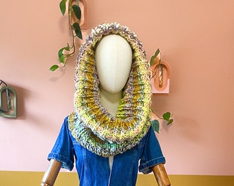 Neon Wonderland Knit Cowl #2