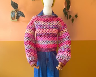 Rainbow Road Honeycomb Pullover