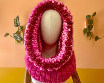 Hot N'Pink Oversized Cowl