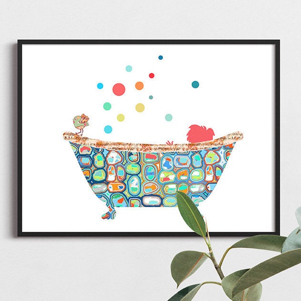 Kids Bathroom Wall Art - Etsy