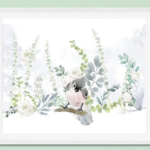 Plant Print Botanical Nursery Decor Leaf Wall Art Nursery Etsy