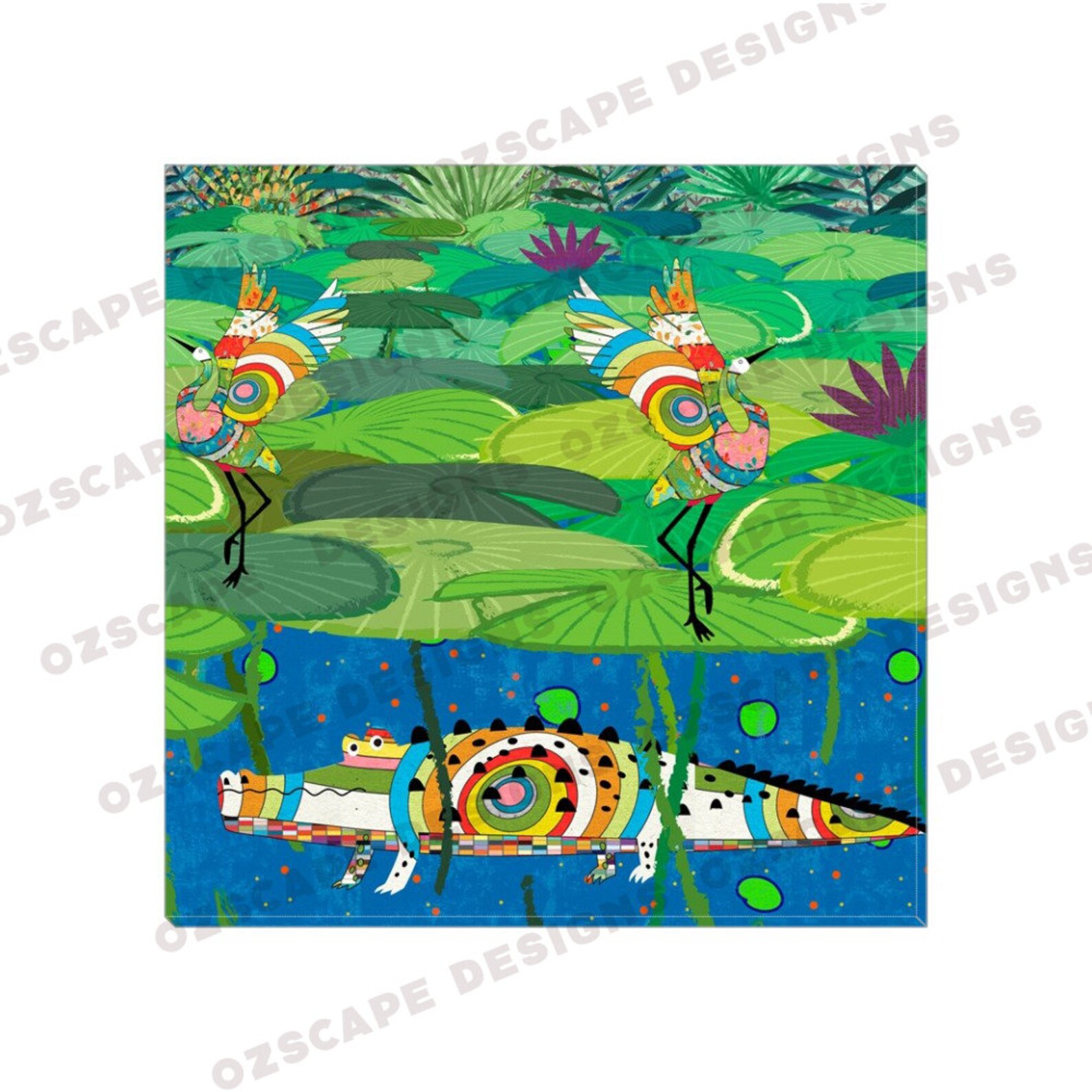 Tropical Nursery Animal Canvas Prints for Baby Boy Decor. Baby Etsy