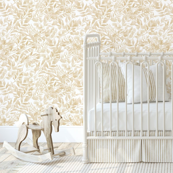Neutral Nursery Wallpaper Etsy