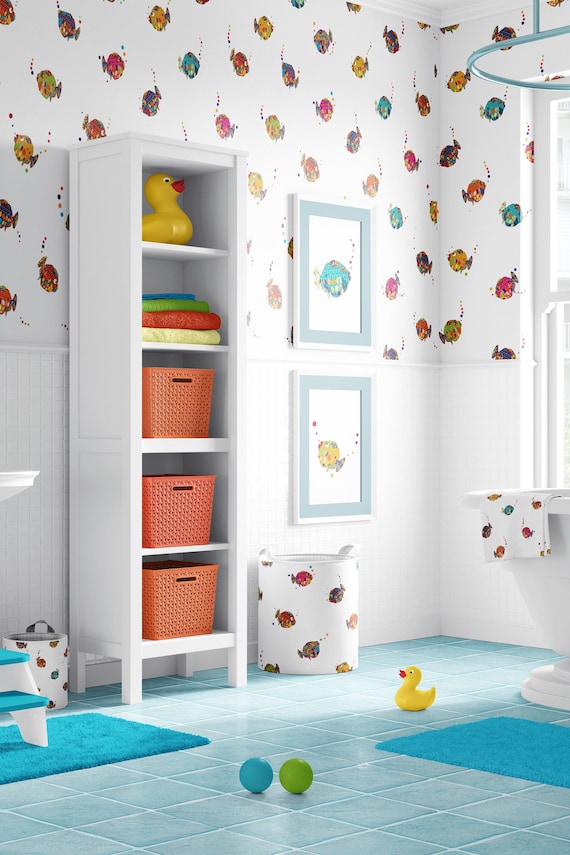 Gender Neutral Kids Bathroom