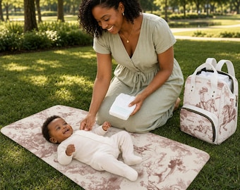 Waterproof Baby Changing Mat Travel Accessories For Baby Essentials Reusable Portable Changing Pad Washable Underpads Protective Cover