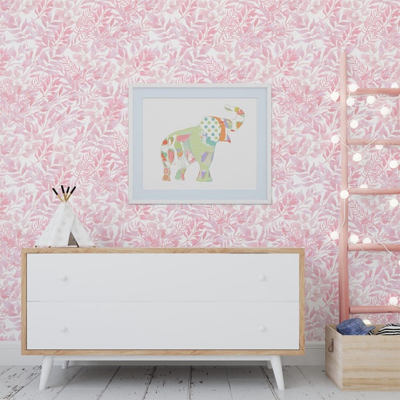Pink peel sale and stick wallpaper