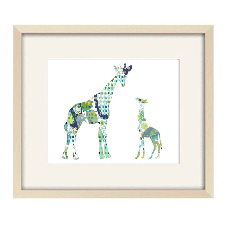 JUNGLE Theme Nursery Decor Zoo Animals Baby Boy Nursery Decor Set of 4 SAFARI ANIMALS Wall Art Canvas or Prints Playroom Wall Art