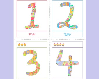 Printable Number Flash Cards - Automatic Download for Primary Education