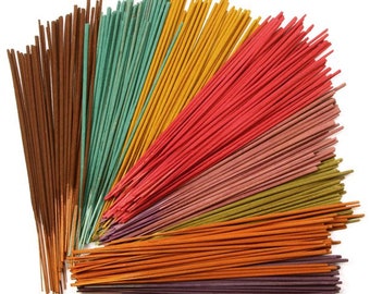 450 Bulk Incense Sticks Approx. Each Bundle, High Quality Variety Of Scents, Burning Incense Sticks, Hand-rolled Coated Incense Bamboo Stick