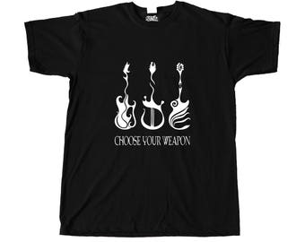 Guitar T-Shirt, Cool Gifts, Musician Gifts, Guitar Player Gift, Mens Women's Gifts, Guitar Gift, Music Festival Clothing, Festival Clothes