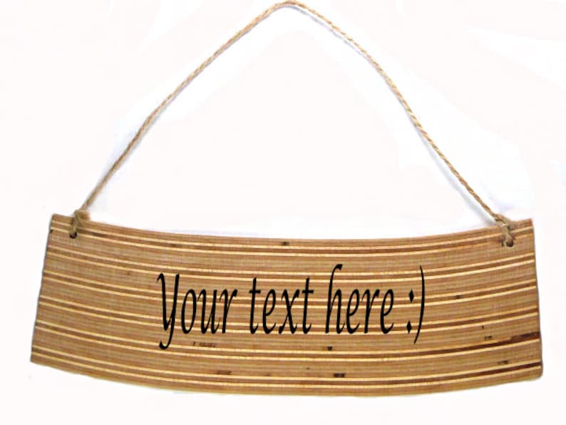 Recycled Skateboards, Cool Gifts, Wall Signs, Wood Signs Sayings, Skateboard Art, Personalised, Unique Home Decor, Wood Wall Art, Sign Quote image 1