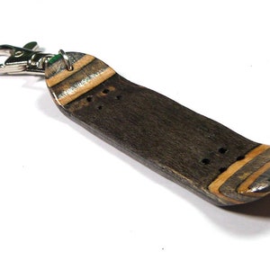 Recycled Skateboards, Skateboarder Gift, Skateboard Art, Skater Gift, Skate Deck Keyring, Mini Skateboard, Tech Deck, Skating Gift, Unique