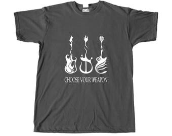 Gitaar T-Shirt, Cool Gifts, Muzikant Geschenken, Gitarist Gift, Heren Vrouwen Geschenken, Gitaar Gift, Muziek Festival Kleding, Festival Kleding