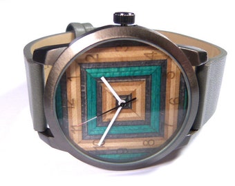 Recycled Skateboards, Wooden Watch, Skate Watch, Custom Watch, Personalised Watch, Wood Watches, Wood Watch, Gifts For Men, Unique Watch