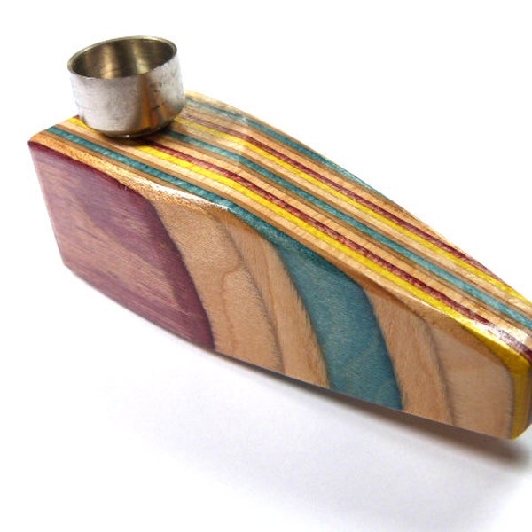 Recycled Skateboards, Smoking Pipe, Smoking Accessories, Wood Pipe, Wooden Pipe For Smoking, Cool Gifts, Cool Gadgets, Stoner Gifts