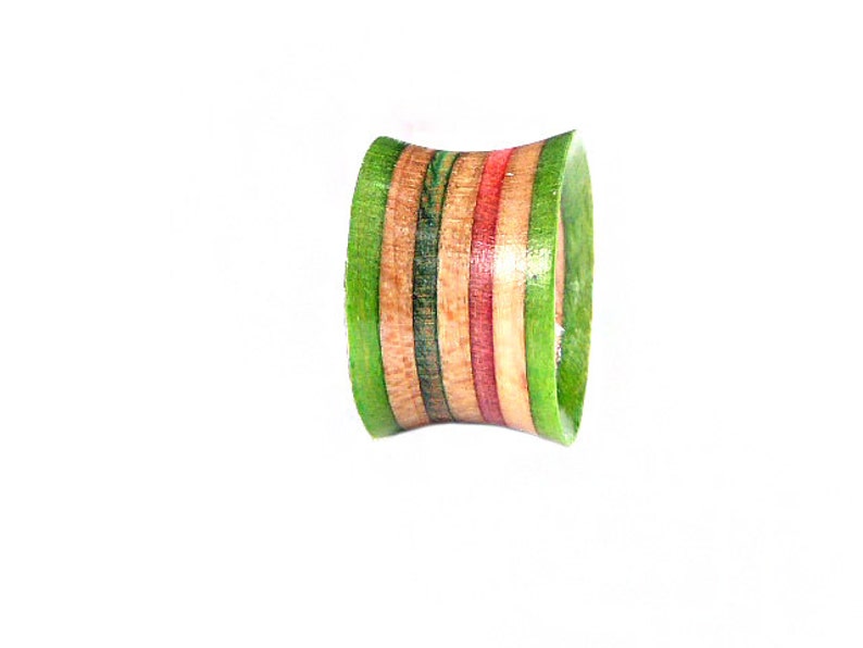 Gauges Ear Gauge Pair Of Tunnels Recycled Skateboards Plugs and Tunnels Ear Plugs Wooden Plugs Wooden Plug Wood Tunnel Wood Tunnels