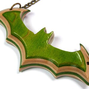 Recycled Skateboards, Bat Necklace, Bat Pendant, Vampire Bat, Dramatic Necklace, Gothic Bat Necklace, Bat Charm Necklace