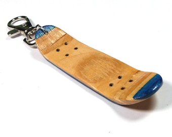 Recycled Skateboards, Skateboarder Gift, Skateboard Art, Skater Gift, Skate Deck Keyring, Mini Skateboard, Tech Deck, Skating Gift, Unique