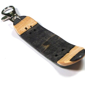 Recycled Skateboards, Skateboarder Gift, Skateboard Art, Skater Gift, Skate Deck Keyring, Mini Skateboard, Tech Deck, Skating Gift, Unique