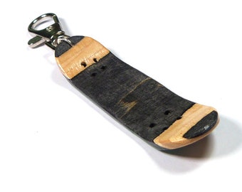 Recycled Skateboards, Skateboarder Gift, Skateboard Art, Skater Gift, Skate Deck Keyring, Mini Skateboard, Tech Deck, Skating Gift, Unique