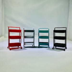 1:12 Miniatura domku dla lalek Nowoczesny wózek narzędziowy na kółkach - wykonany na zamówienie