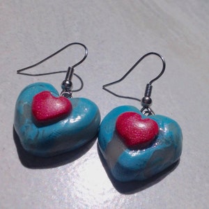 Zelda Ocarina of Time Heart Piece Earrings