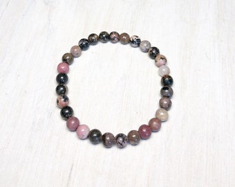 Rhodonite (6mm) bracelet