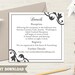 DIY Wedding Details Card Template Download Printable Wedding - Etsy