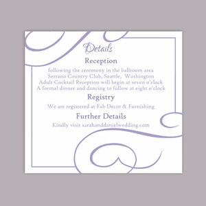 DIY Wedding Details Card Template Download Printable Wedding Details ...