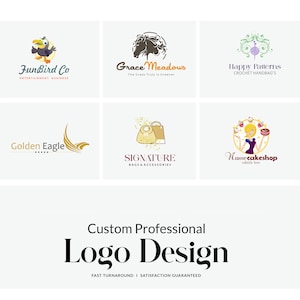 Logo Design, Custom Logo Design, Professional Business Logos, OOAK Logo Design Service, Shop Logo, Creative Photography Logo, Website Icons by TheDesignsEnchanted