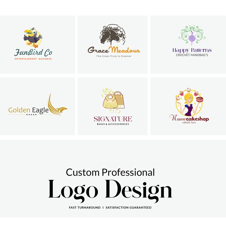 Logo Design, Custom Logo Design, Professional Business Logos, OOAK Logo Design Service, Shop Logo, Creative Photography Logo, Website Icons by TheDesignsEnchanted