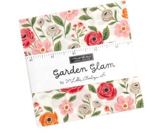 Garden Glam/Lella Boutique /Charm Pack/Moda Fabric/Precuts