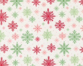 Merrily on High/Sweetfire Road/Christmas fabric/Charm Pack/Moda Fabric/Yardage/Snowflake