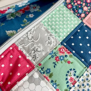 Cross Stitch Project Bag/Embroidery project bag/IPad pouch/Kindle Pouch/A Cat Named Stitch/Camille Roskelley image 4
