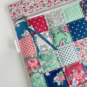 Cross Stitch Project Bag/Embroidery project bag/IPad pouch/Kindle Pouch/A Cat Named Stitch/Camille Roskelley image 2