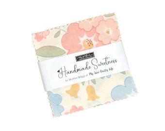 Handmade Sweetness/My Sew Quilty Life/Charm Pack/Moda Fabric/Precuts