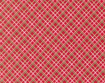Merrily on High/Sweetfire Road/Christmas fabric/Charm Pack/Moda Fabric/Yardage/Christmas Red